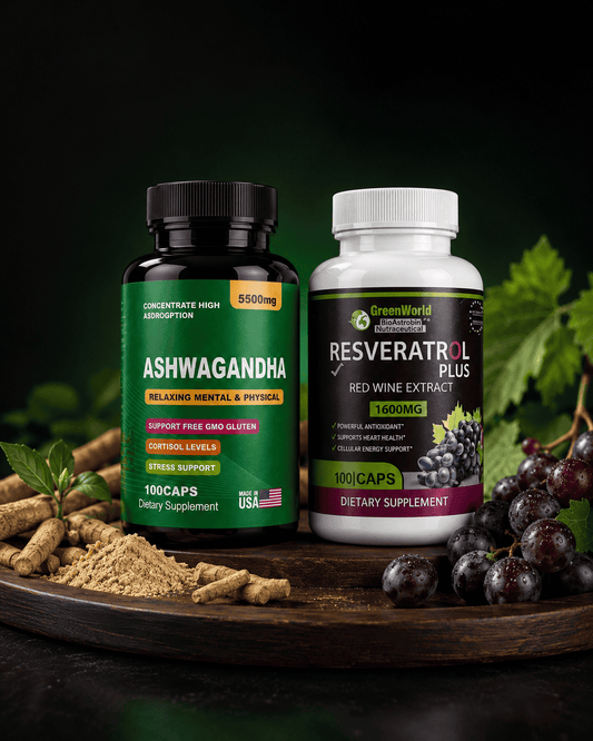 Combo Estar Presente — Ashwagandha + Resveratrol
