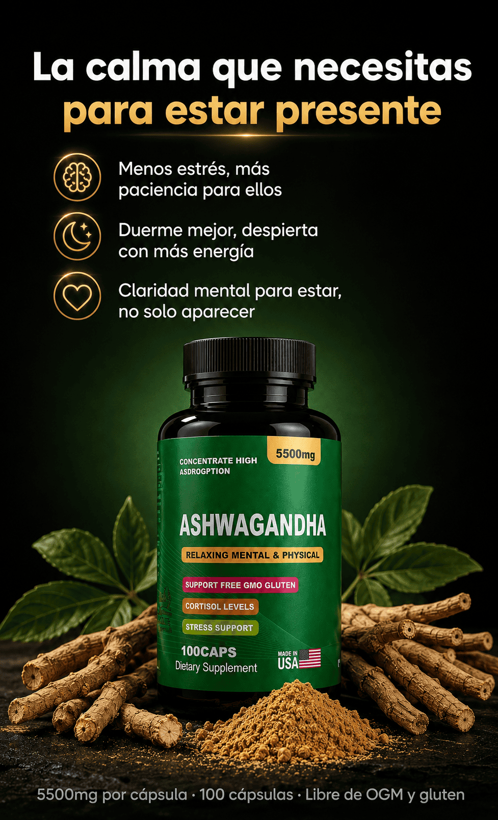 Combo Estar Presente — Ashwagandha + Resveratrol
